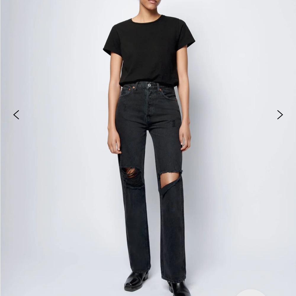Size 25
Black re/done originals denim jean